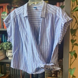 Blue Striped Men's Shirt
